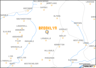 map of Brooklyn