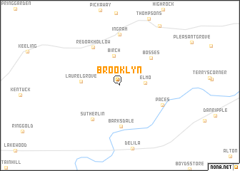 map of Brooklyn