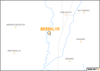 map of Brooklyn