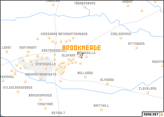 map of Brookmeade