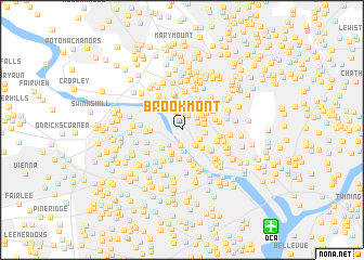 map of Brookmont