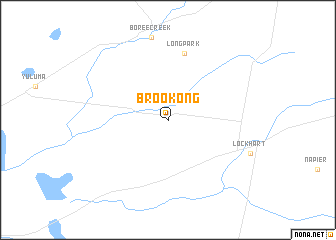 map of Brookong
