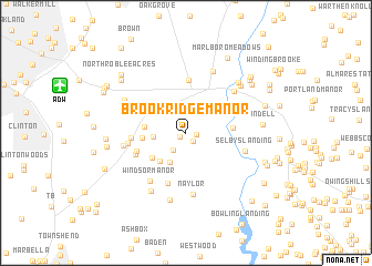 map of Brookridge Manor