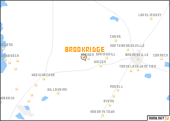 map of Brookridge