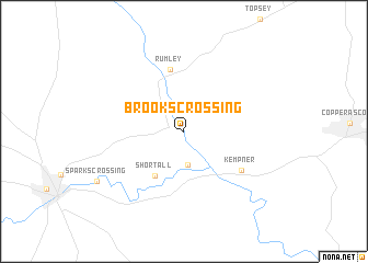 map of Brooks Crossing