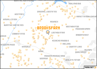 map of Brooks Farm