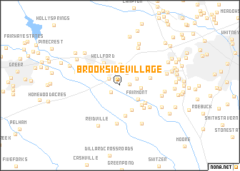 map of Brookside Village