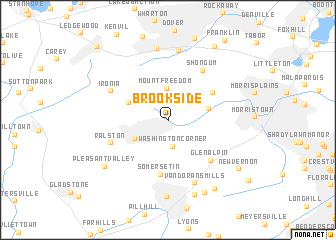 map of Brookside