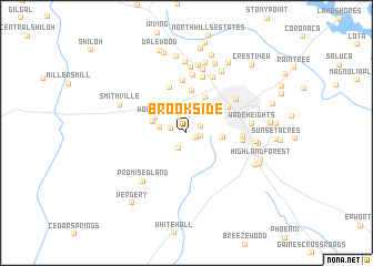 map of Brookside