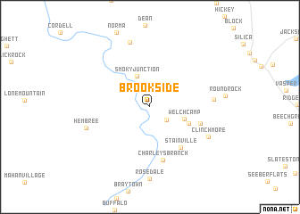 map of Brookside