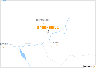map of Brooks Mill