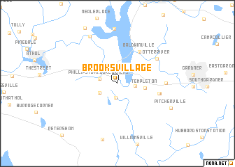 map of Brooks Village