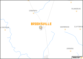 map of Brooksville