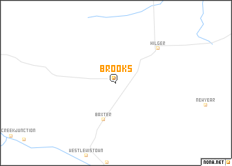 map of Brooks