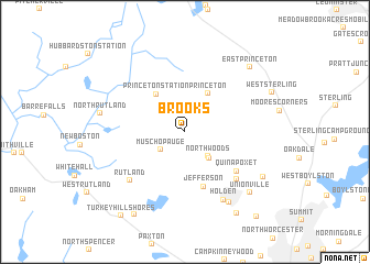 map of Brooks