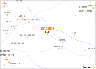 map of Brooks