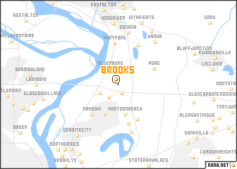 map of Brooks