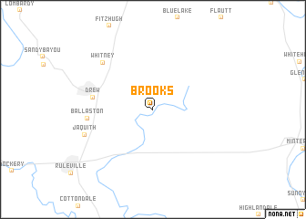 map of Brooks