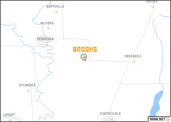 map of Brooks