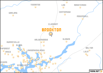 map of Brookton