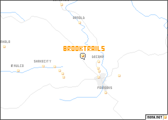 map of Brooktrails