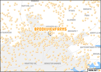 map of Brookview Farms