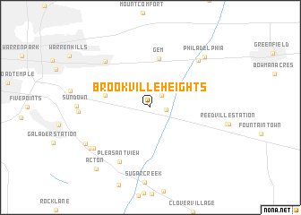 map of Brookville Heights