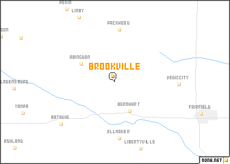 map of Brookville