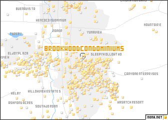 map of Brookwood Condominiums