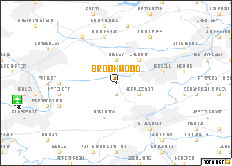 map of Brookwood