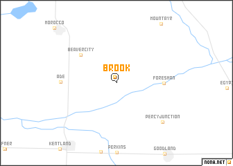 map of Brook