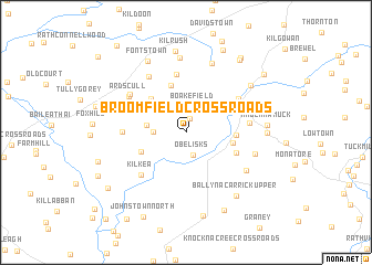 map of Broomfield Cross Roads