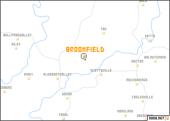 map of Broomfield