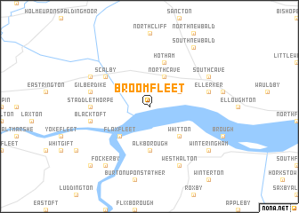 map of Broomfleet