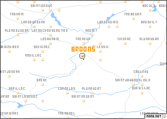 map of Broons