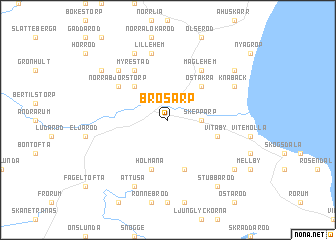 map of Brösarp