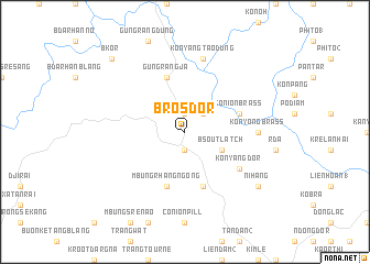 map of Bros Dơr