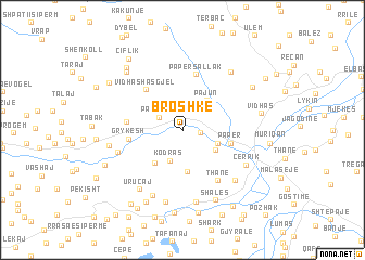 map of Broshkë