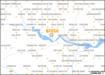 map of Brosh