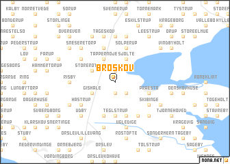 map of Broskov