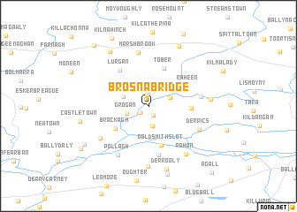 map of Brosna Bridge