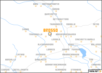 map of Brosso