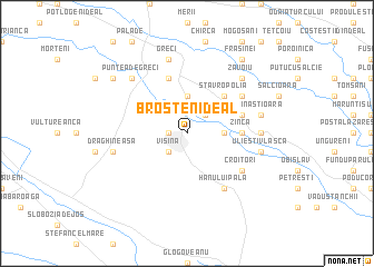 map of Broşteni Deal