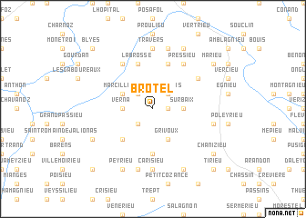 map of Brotel