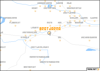 map of Brötjärna