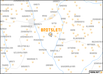 map of Brotsleti