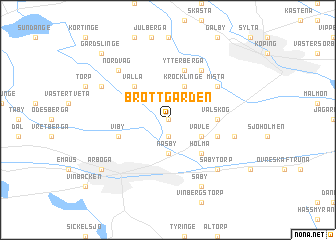 map of Brottgården