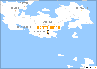 map of Brotthagen
