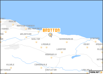 map of Brotton