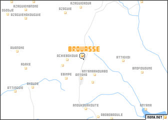 map of Brou Assé